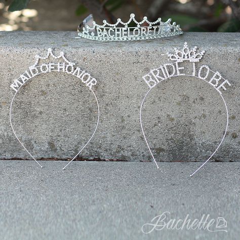 Bachelorette Tiara, Bridal Shower Bachelorette Party Ideas, Bachelorette Ideas, Bachelorette Party Planning, Wedding Bachelorette Party, Best Friend Wedding, The Bachelorette, Rhinestone Tiara, Big Night