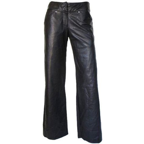 Pre-owned Gianni Versace "Classic" black soft leather trousers (6 875 ZAR) ❤ liked on Polyvore featuring pants, zip pants, real leather pants, black pants, leather zip pants and men pants Versace Pants, Versace Vintage, Black Flare Pants, Versace Brand, Floral Print Pants, Classic Trousers, Vintage Versace, Winter Fit, Vintage Trousers