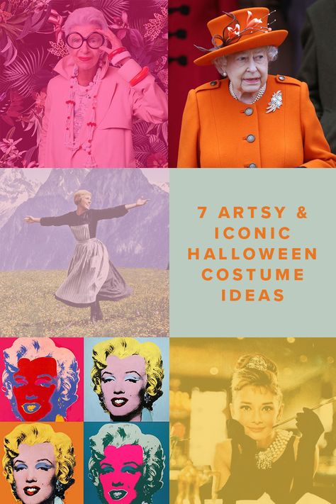 Everything you need to know to win this year's Halloween costume contest! Click for our newest ideas of costumes we habe never seen done before, or an even better twist on some we have seen ;) Unique costume ideas, clever Halloween costumes, artsy costumes, Halloween costumes for artists, iconic halloween costumes, simple costume ideas, minimal costume ideas, costumes out of my closet Famous Art Halloween Costume, Famous Person Costume Ideas, Famous Characters Costumes, Halloween Costumes For 1, Famous People Costumes, Character Photoshoot, School Halloween Costumes, Painting Costume, Iconic Halloween Costumes