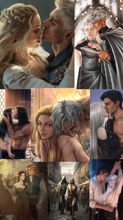 Fan Art Couples, Throne Of Glass Fan Art, Throne Of Glass Characters, Acotar Funny, Throne Of Glass Fanart, Art Couples, Aelin Ashryver Galathynius, Harry Potter Room Decor, Throne Of Glass Books