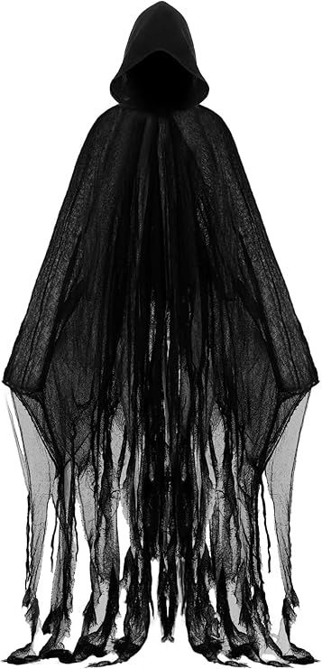 Amazon.com: Geyoga 1 Pcs Halloween Medieval Cloak Men Horror Cape Renaissance Cloak for Adult Cosplay Props : Clothing, Shoes & Jewelry Cloaked Man, Reaper Cloak, Medieval Cape For Larp And Halloween, Black Cloak Men, Black Medieval Cape For Fall, Gothic Cloak Men, Medieval Cloak, Vampire Dress, Cosplay Props