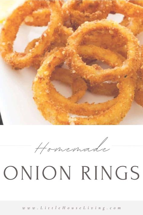 Do you love onion rings? Learn to make Homemade Onion Rings at home, from scratch, that are just as good (or better) than the ones you love from the restaurant! Homemade Onion Rings, Mozzarella Sticks Recipe, Onion Rings Recipe, Potato Wedges Recipe, Wedges Recipe, Homemade Ketchup, Delicious Appetizer Recipes, Cook Smarts, Wing Recipes