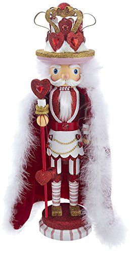 Valentines Nutcracker, Valentine Nutcracker, Whimsical Nutcracker, Nutcracker Ideas, Oven Meals, Nutcracker Decor, Alice Tea Party, Christmas Hearts, King Of Hearts