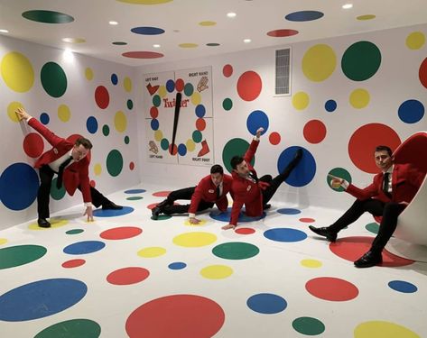 Twister Game Room TWA Hotel | Apartment Therapy Selfie Room, Twister Game, Twa Hotel, Wall Game, Jfk Airport, Vbs 2023, Interactive Walls, 1960s Inspired, Brand Activation