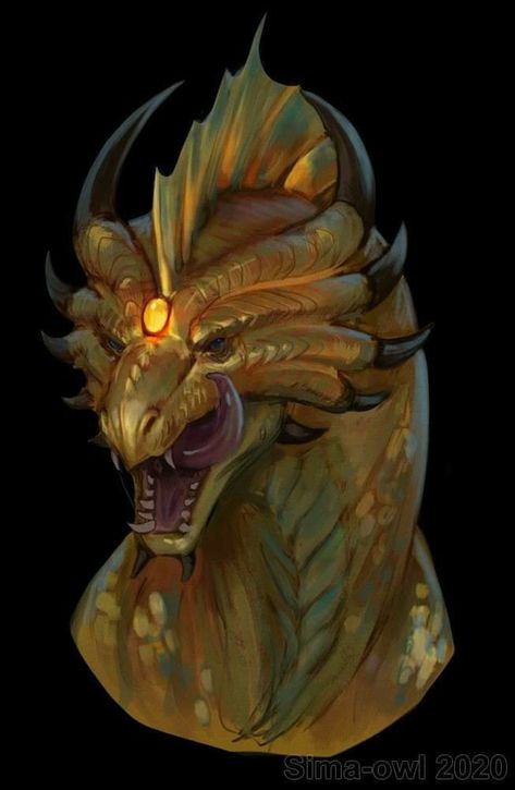 Dragon Inspiration, Creature Inspiration, Bronze Dragon, Dragon Stuff, Dungeons And Dragons Classes, Dnd Dragons, Sketch Portrait, Dragon Sketch, Here Be Dragons