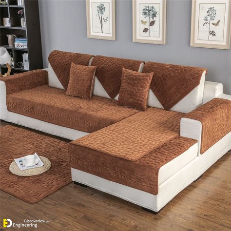 Top 35 Modern Sofa Design Ideas - Engineering Discoveries Pattern Sofa, Latest Sofa Designs, Sofa Throw Cover, Luxury Sofa Design, Wooden Sofa Designs, Corner Sofa Design, Sofa Bed Design, Living Room Sofa Set, Modern Sofa Designs