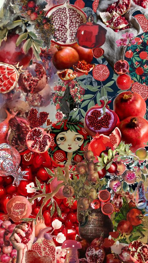 Pomegranate Analogy, Pomegranate Theme, Pomegranate Background, Pomegranate Girl, Pomegranate Aesthetic, Pomegranate Wallpaper, Pomegranate Pattern, Yalda Night, Pomegranate Art