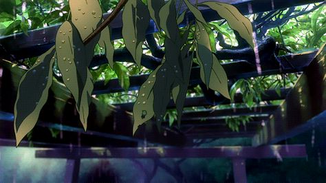 Green Lofi Aesthetic, Notion Green, Green Anime Aesthetic, Anime Green, Notion Library, The Garden Of Words, Aesthetic Paintings, Lofi Aesthetic, Garden Of Words