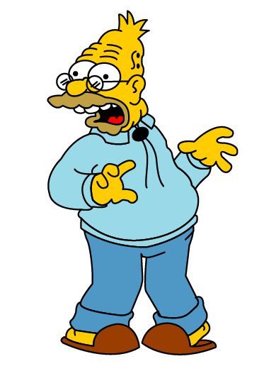 Abraham "Grandpa" Simpson. Grandpa Simpson, The Simpsons Show, Die Simpsons, Simpsons Drawings, Simpsons Characters, Simpsons Art, Matt Groening, Ghost Pictures, The Simpson