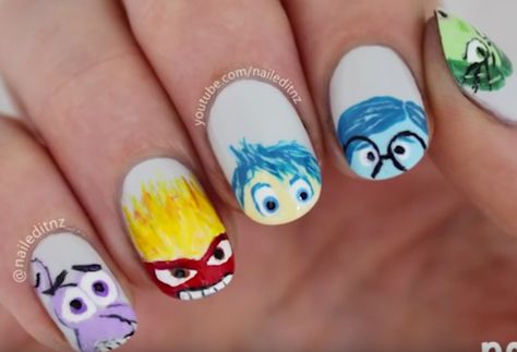 Disney Nail Designs, Disney Inspired Nails, Disney Acrylic Nails, Nail Art Disney, Nail Art Designs Summer, Disney Nails, Nails For Kids, Art Disney, Cute Nail Designs