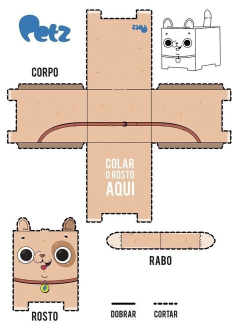 Paper Toys Diy, Fun Rainy Day Activities, Paper Decorations Diy, Kraf Kertas, Paper Mache Animals, Paper Toys Template, Papercraft Printable, Paper Craft Tutorials, Paper Doll Template