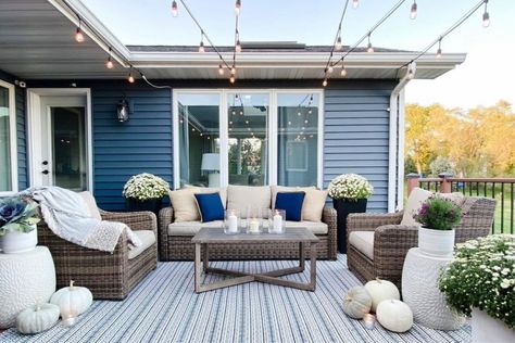 Better Homes & Gardens 6" Teramo … curated on LTK Square Deck Furniture Layout, Small Deck Furniture Layout, Deck Furniture Layout, Outdoor Patio Furniture Ideas, Fall Patio, Patio Furniture Makeover, Patio Layout, Patio Inspiration, Outdoor Living Decor