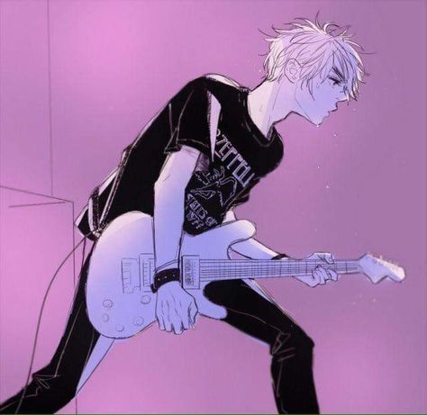 Band Drawing Poses, Rock Band Reference Drawing, Rock Band Pose Reference, Playing Instrument Drawing Reference, Band Art Reference, Band Poses Drawing, Guitar Poses Drawing, Playing Guitar Pose Reference Drawing, Rock Poses Drawing