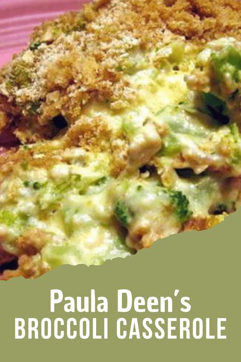 Paula Dean Broccoli Casserole, Paula Deen Broccoli Casserole, Broccoli And Cheese Recipe, Broccoli Dishes, Cracker Toppings, Paula Dean, Broccoli Recipes Casserole, Yummy Casserole Recipes, Broccoli Cheese Casserole