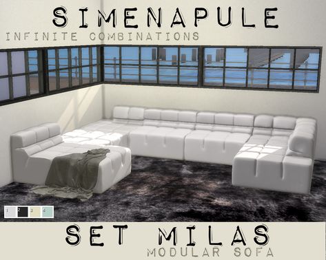 Living Room Sims 4, Die Sims 4, Sims 4 Bedroom, Sims 4 Toddler, Sims 4 Cc Furniture, Sims 4 Cc Packs, Couch Set, Sims 4 Build, Sims 4 Houses