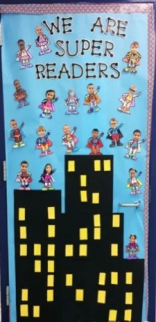 Door Decorating Ideas for Literacy Week - Sunny and Bright in Primary Book Door Decorations, New Principal, Literacy Week, Door Decorating Ideas, Book Door, Super Reader, Class Door, Classroom Doors, Door Decorating