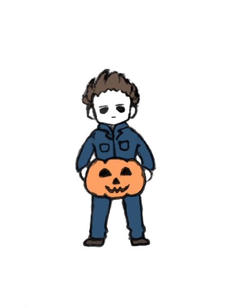 Chibi Slashers, Cute Halloween Drawings, Michael Myers Art, Michaels Halloween, Terror Movies, All Horror Movies, Handsome Husband, My Comfort Character, Michael Myers Halloween