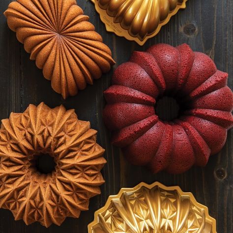 Nordic Ware on Instagram: “✨NEW NEW NEW✨ We are so excited to start 2019 with some beautiful designs in our bakeware collection. If these don’t get you excited to…” Nordic Ware Recipes, Nordic Ware Bundt Pan, Bundt Cake Pan, Pan Recipes, Bundt Cakes Recipes, Bundt Pan, Bundt Cakes, Nordic Ware, Strawberry Desserts