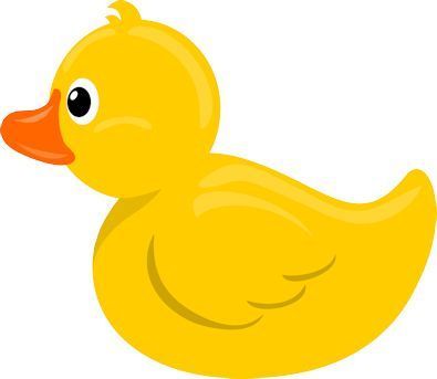 Rubber Duck Drawing, Duck Clipart, Duck Tattoos, Duck Pictures, Duck Drawing, Duck Pins, Duck Cartoon, Baby Shower Clipart, Baby Icon