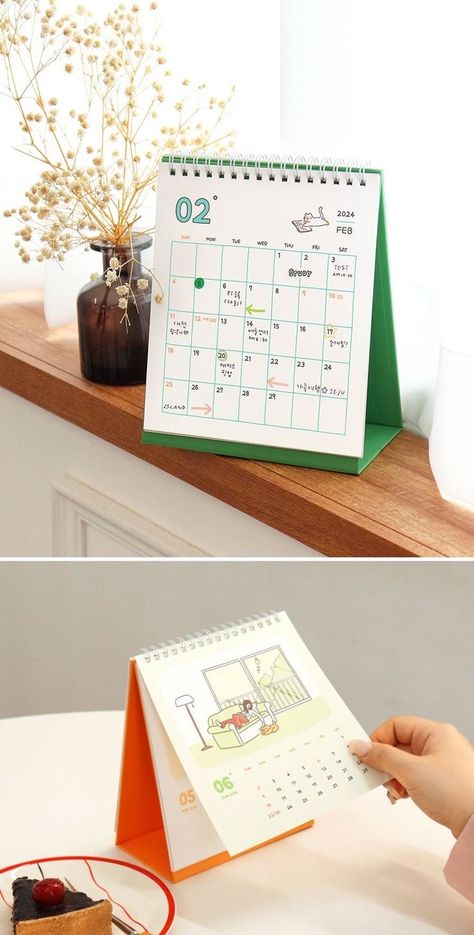 Calendar Table Design Layout, Desk Calendar Photography, Calander Design Ideas, Calendar Design Inspiration, Artist Calendar, Diy Desk Calendar, Desk Calendar Design, Planner Calendar Printables, Modern Calendar