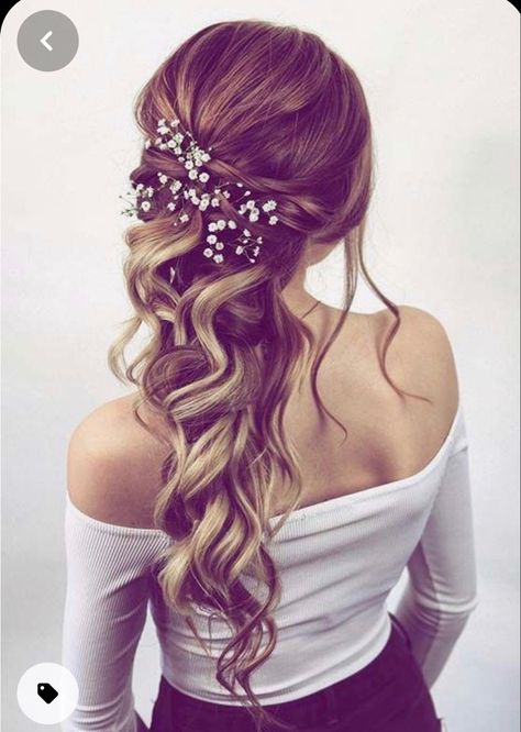 Wedding Hairstyles For Curly Hair, 4 Braids Hairstyle, Ponytail Wedding, Wedding Ponytail Hairstyles, Side Ponytail Hairstyles, Wedding Ponytail, 2020 Hairstyles, Curly Wedding Hair, Long Hair Wedding Styles