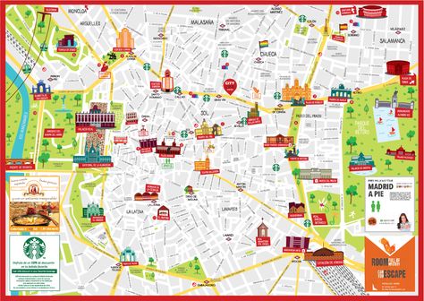 Illustrated Map of Madrid on Student Show Madrid Tourist Map, Madrid Tourist Attractions, Map Of Madrid, Barcelona City Map, Carnival Crafts, Cartoon Map, City Maps Design, Spain Trip, Madrid City