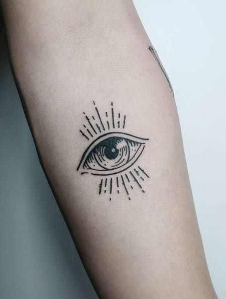 40 Cool Eye Tattoo Ideas in 2021 - The Trend Spotter 3rd Eye Tattoo, Tato Mata, Ojo Tattoo, Tato Geometris, Font Tato, Infected Tattoo, Tato Tradisional, Third Eye Tattoos, Eye Tattoos