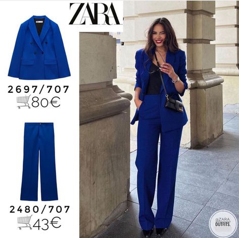 Tailored Pants Outfit, Blue Blazer Outfit, Lookbook Casual, Academia Aesthetic Outfit, Senior 2023, Set Photo, Briefcase Women, Arab Wedding, Blue Tuxedos