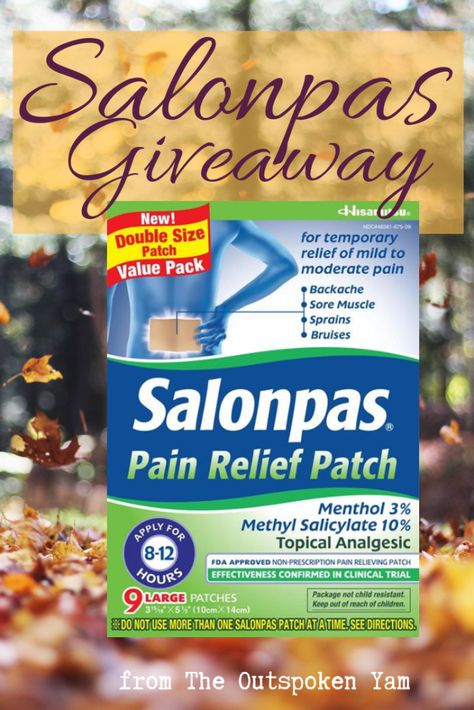 Scare Away Aches & Pains with Salonpas! Giveaway 10/31 Salonpas Patches, Pain Relief Patches, Sciatic Nerve Pain, Nerve Pain, Back Pain Relief, Knee Pain, Back Pain, Pain Relief, Health Care