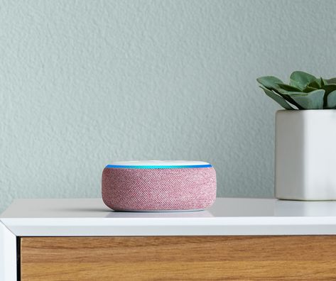 Amazon.com: Echo Dot (3rd Gen) - Smart speaker with Alexa - Sandstone: Amazon Devices Echo Speaker, Philips Hue Lights, Amazon Echo Dot, Hue Lights, Alexa Skills, Alexa App, Amazon Devices, Smart Plug, Home Phone