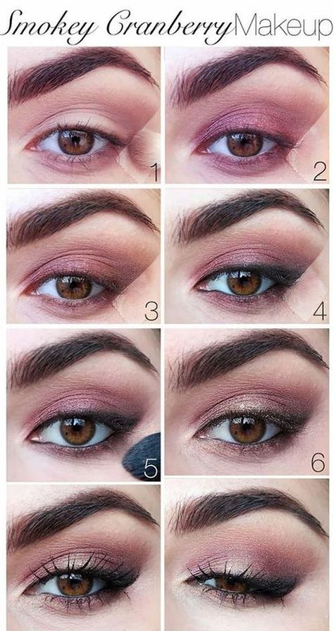 Cranberry Makeup, Smokey Eyes Tutorial, Smoky Eye Makeup Tutorial, Smoky Eyeshadow, Makeup Tip, Smokey Eye Tutorial, Smokey Eye Makeup Tutorial, Louise Brooks, Beauty Make-up