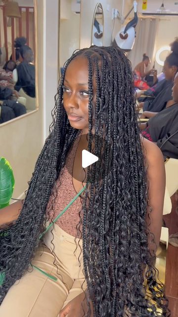 Sedinam on Instagram: "Get my hair done with me by none other than @prettyparlour.gh 💕💕 What would you rate this look? . . . #foryou #getmyhairdone #goddessboxbraids #braids #foryoupage #explore #reels #viral #hairday #newhair" Braiding Your Own Hair, Pretty Braids, Fulani Braids, Diy Braids, Braided Hairstyles Tutorials, Mens Braids Hairstyles, Back To School Hairstyles, Braided Hairstyles Easy, Braids For Short Hair