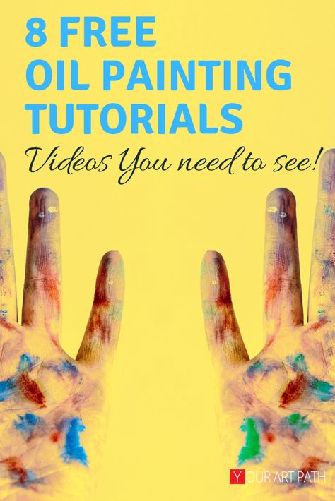 oil painting for beginners step by step tutorial. Top Oil Painting Tutorials on YouTube or 8 Steps to Learning How To Paint in Oils Oil Paintings Ideas, Oil Painting Tutorials, Oil Painting Basics, Face Oil Painting, Oil Painting Videos, Oil Painting Tips, Oil Painting Lessons, Oil Painting For Beginners, Paintings Ideas