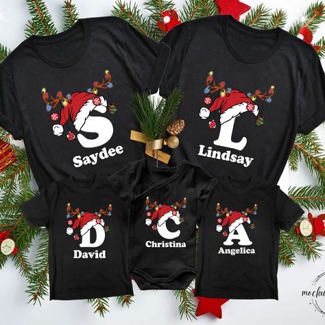 Looking for a heartwarming and personalized Christmas gift for your family members? The Personalized Christmas Family T-Shirt is a thoughtful and stylish choice. It's a gift that reflects your love for your family and shows your appreciation for the memories you create together. Get Your Personalized Christmas Family T-Shirt Today Don't miss the opportunity to celebrate the holiday season with customized style and a tribute to your family. The Personalized Christmas Family T-Shirt is not just an article of clothing; it's a personal and fashionable celebration of your family's love and togetherness during the holidays. Order yours today and wear your family pride with pride. The Personalized Christmas Family T-Shirt is the perfect addition to your holiday wardrobe, expressing the love and u Matching Christmas Shirts, Christmas T Shirt Design, Christmas Custom, Christmas Pjs, Merry Christmas Shirts, Family Christmas Shirts, Holiday Wardrobe, Christmas Family, Personalized Christmas Gifts