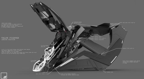 Futuristic Vehicles, Marvel Concept Art, Space Fighter, Space Ships Concept, Space Ship Concept Art, The Fighter, Ship Design, Futuristic Motorcycle, Technical Drawings