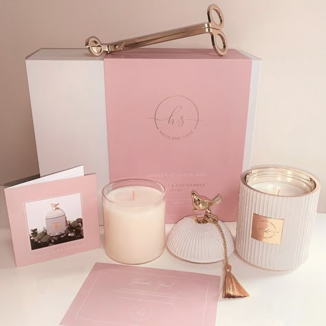 Premium Candles, Luxurious Gifts, Home Business Ideas For Women, Gift Box Candle, Luxury Candle, Luxury Candle Packaging Ideas Boxes, Mothers Day Candles, Mother Candle, Candle Gift Boxes With Soaps