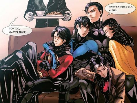 #wattpad #fanfiction Y/n is the blood daughter of Bruce wayne although he once again had no idea- Wayne Family, Bat Boys, Univers Dc, Batman Funny, Dc Comics Artwork, Batman Universe, Im Batman, Bd Comics, Tim Drake