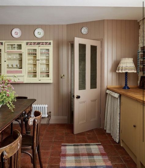 Dead Salmon, Wooden Cupboard, House Simple, Spring Meadow, Farrow And Ball, Charming House, Barn Conversion, Yellow Kitchen, Modern Country