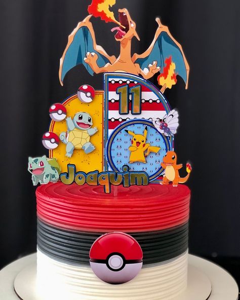 Bolo Pokemon, Pikachu Birthday, Piñata Ideas, Pokemon Images, 9th Birthday, South Park, Cake Topper, Cake Toppers, Pikachu