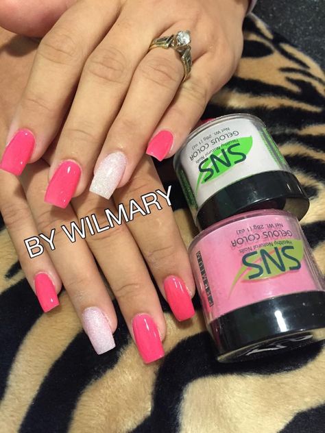 SNS nails (dipping powder) @ Angel Nail Spa #2 . Power Nails Dipping Color, Power Dip Nails Ideas, Sns Nail Powder, Sns Dipping Powder Nails, Sns Designs, Nexgen Nails Colors, Dipping Powder Nails, Nails Dipping Powder, Sns Colors