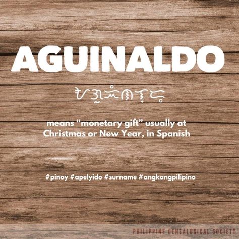 AGUINALDO means “monetary gift” usually at Christmas or New Year, in Spanish. Portuguese Words, Latin Phrases, Character Ideas, Philippines, To Tell, Meant To Be, Spain, Writing, The Originals