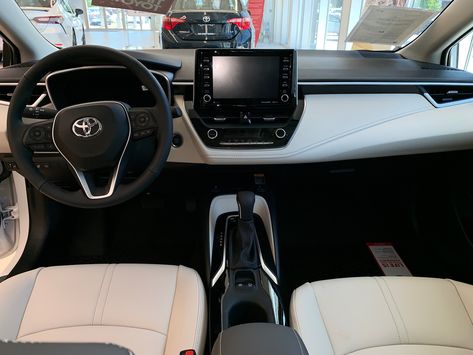 2019 Corolla Interior at Ken Shaw Toyota in Toronto, Ontario Toyota Corolla Interior, Corolla 2018, Car Dream, Corolla Le, Cars Mercedes, Dream Cars Mercedes, Beige Interior, Brown Interior, Audi Tt