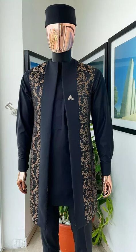 Kaftan Suit, Vest Groom, Wedding Suit Men, Suit With Vest, Kaftan For Men, Men Kaftan, African Suit, African Wear Styles For Men, Latest African Men Fashion