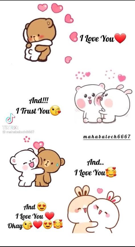 Cute Bear Couple, I Miss You Cute, Cute Cartoon Quotes, Sweet Dreams My Love, Cute I Love You, Love You Cute, Girlfriend Quotes, Gif Lucu