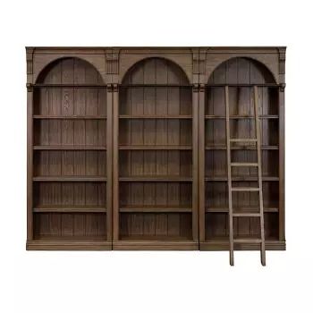 Martin Furniture : Target Gothic Library, Dentil Moulding, Tall Bookcase, Library Bookcase, Tall Bookcases, Office Bookcase, Bookcase Wall, Wood Bookcase, Inspire Me Home Decor