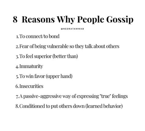 Venting Vs Gossiping, How To Stop Gossiping Tips, Passive Aggressive People, Gossip Quotes, Passive Aggressive, True Feelings, People Quotes, Work Ideas, Why People