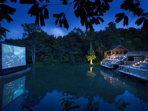 The 10 Most Extravagant Hotel Experiences in the World | Condé Nast Traveler Outdoor Movie Theater, Open Air Cinema, Luxury Beach Resorts, Outdoor Cinema, Outdoor Theater, Thailand Hotel, Outdoor Movie, Beautiful Backyards, Top Hotels