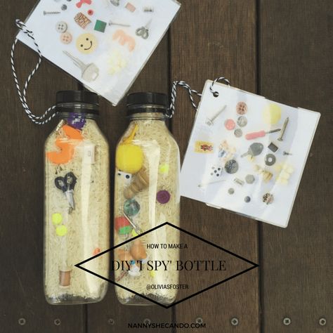 Diy Eye Spy Bottle, Diy Ispy Bottles, Diy I Spy Bag, I Spy Jars Diy, I Spy Bottle Diy, I Spy Jar, I Spy Bottle, Spy Bottle, Austin With Kids