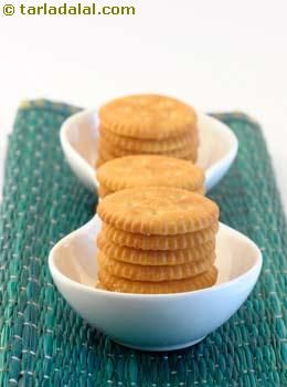 Monaco Biscuits Glossary |Health Benefit + Recipes with Monaco Biscuits | Tarladalal.com Biscuits Recipe, Monaco, Biscuits, Salt, Twist, Baking, Health