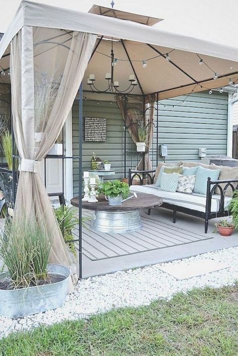 40 Diy crafts Shade Canopy Ideas for Patio & Backyard Decorations #yard #backyard #backyarddecorations Back Patio Makeover, Garden Design Ideas On A Budget, Canopy Ideas, Backyard Canopy, Couch Upholstery, Furniture Cleaner, Pallet Couch, Couch Small, Furniture Cheap